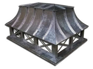 Lead coated copper chimney cap fabrication and installations Lead coated copper chimney cap fabrication and installations