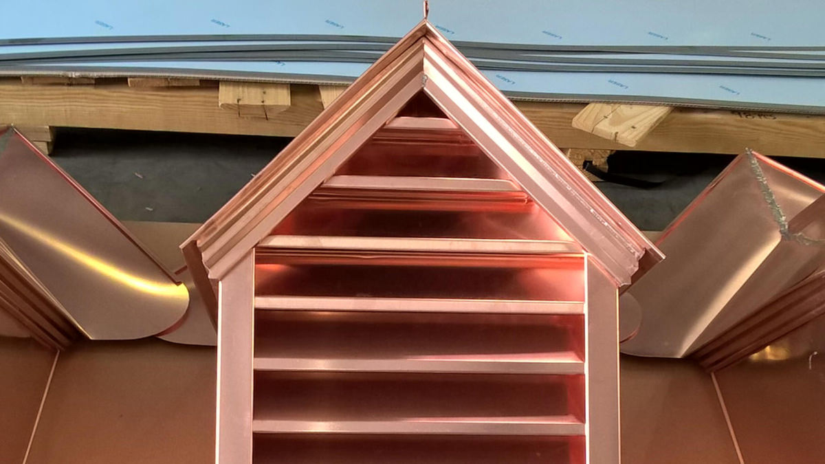 Copper Dormers & Louvers - Custom Made - K&M Sheet Metal