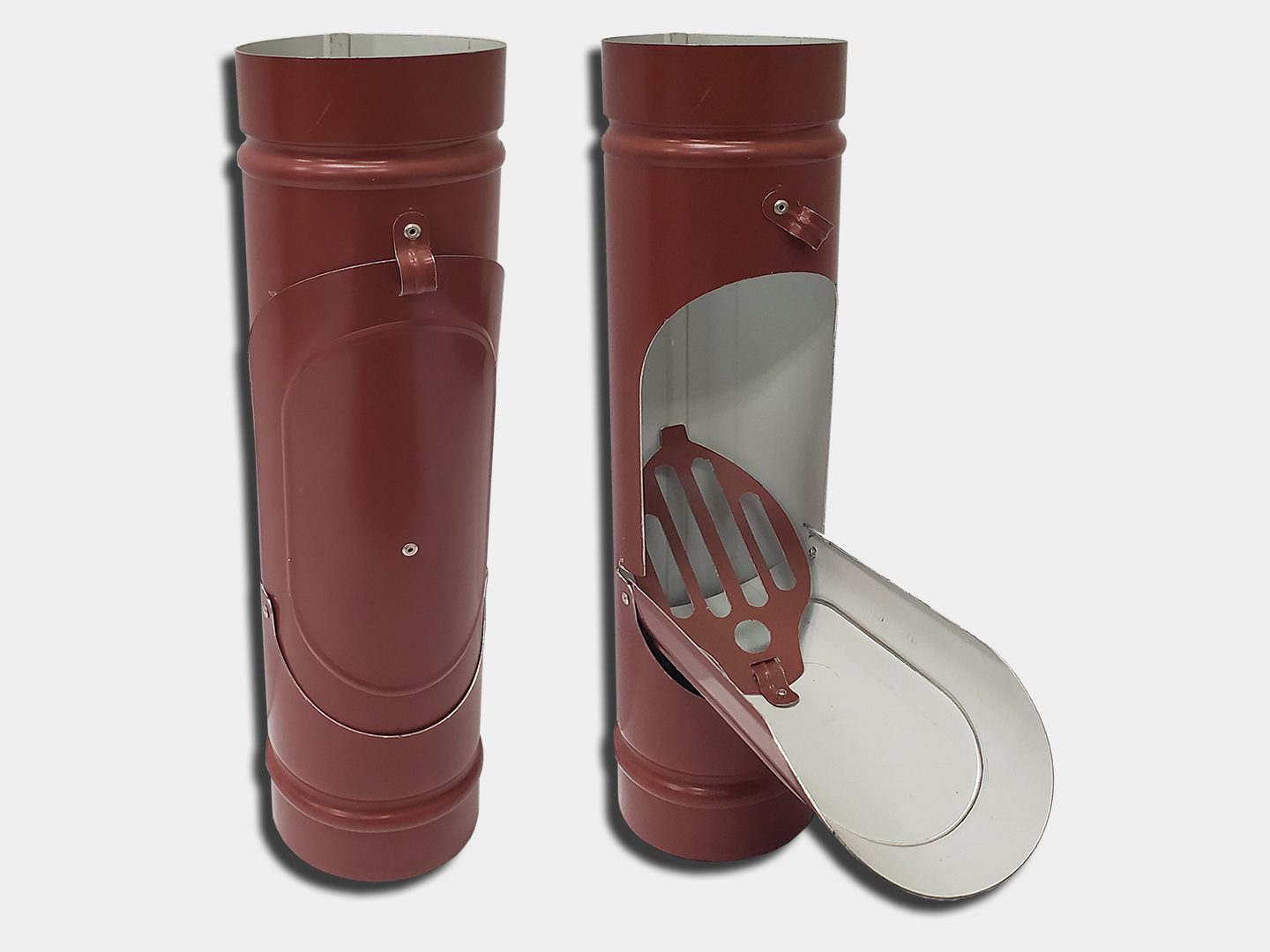 Downspout Cleanouts for Leaves Copper Alum Steel Round and Square