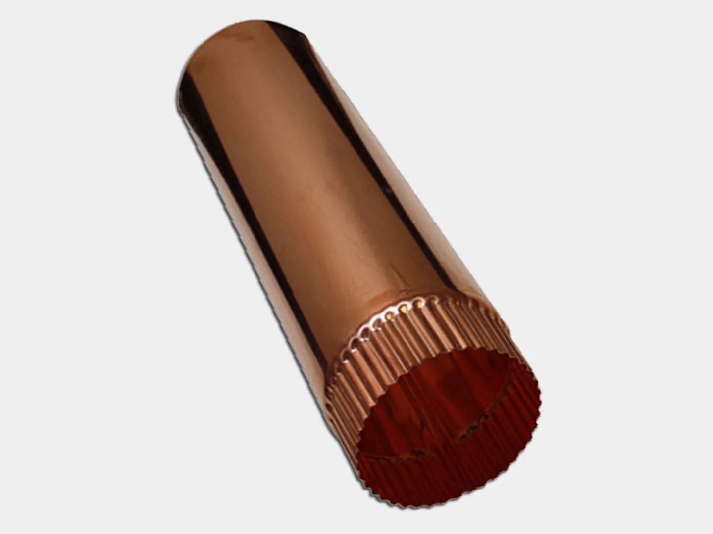 Plain Round Smooth Copper Downspout