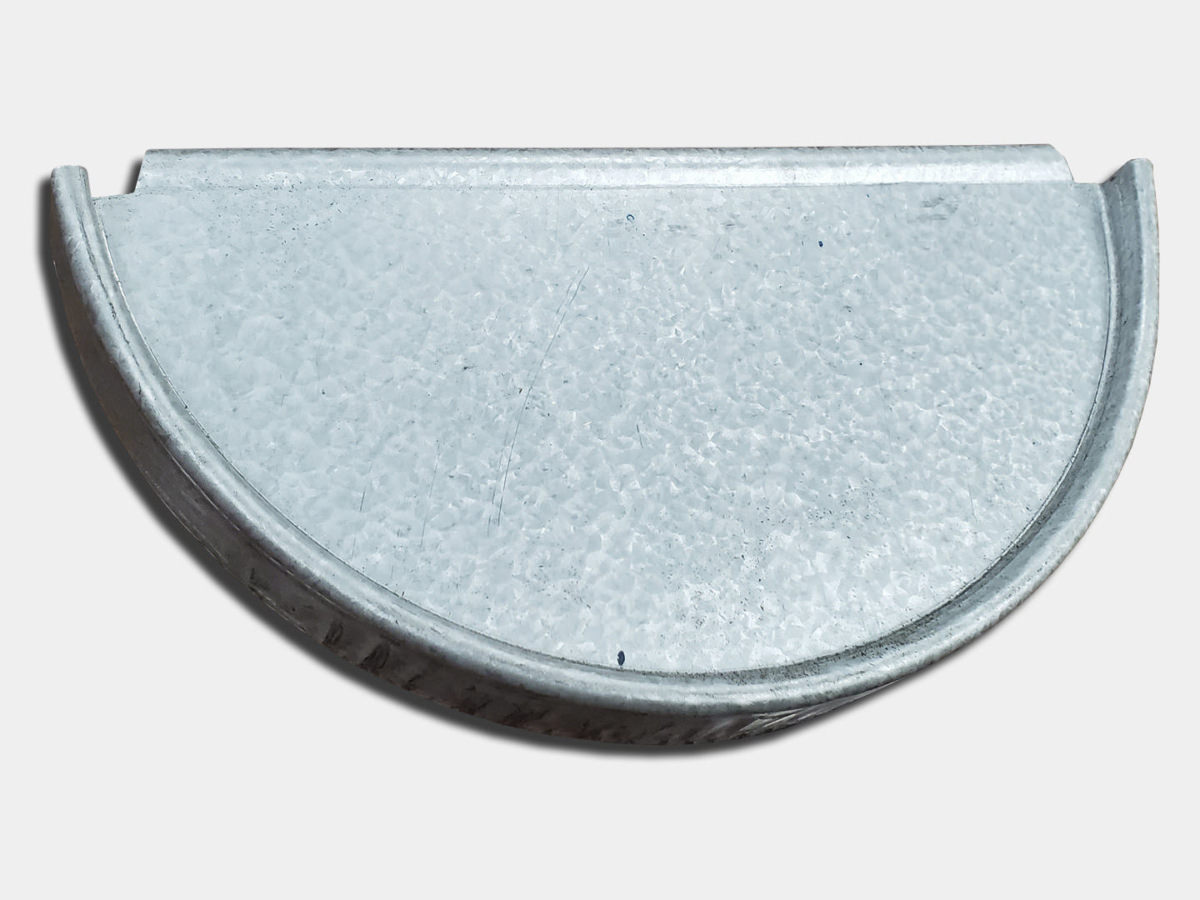 End Caps Half Round Gutters, Box and KStyle Gutters