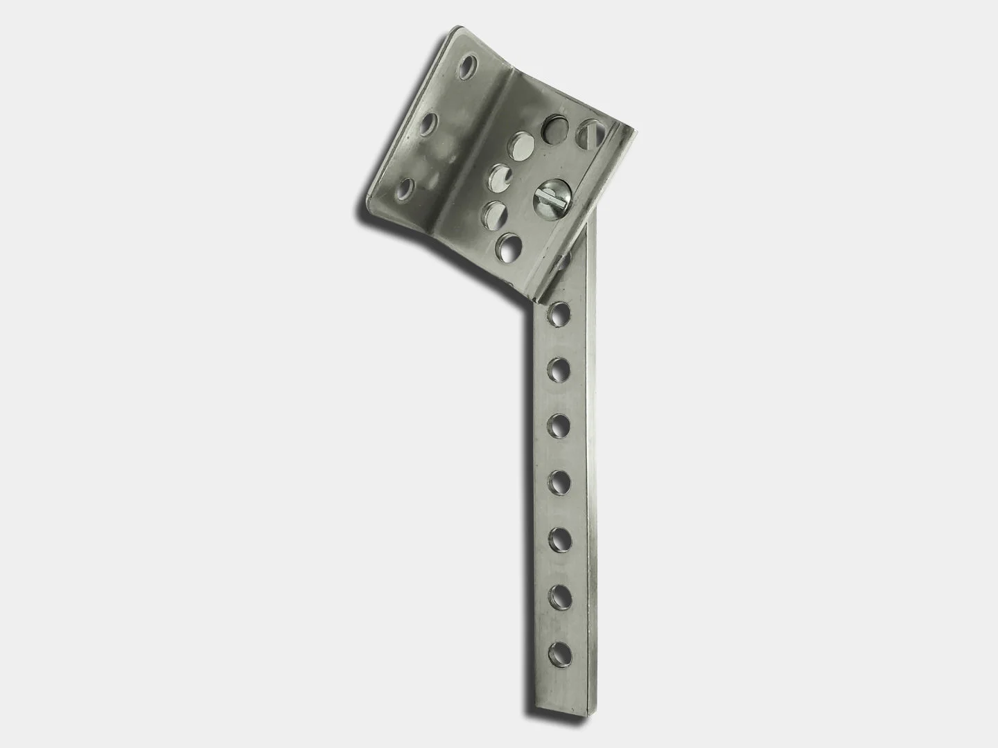 Adjustable pitch shank #30 for gutter hanger - galvanized steel